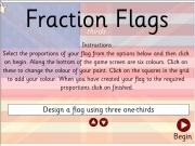 Play Franction flags thirds