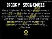 Play Soopky sequences squares numbers