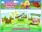 Play Dentots farmyard jigsaw