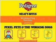 Play Pedigree meaty botes working dog formula