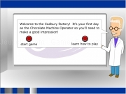 Play Cadburys chocolate machine