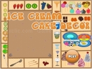 Play Ice cream cake decor