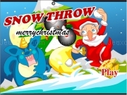 Play Snow throw merry christmas
