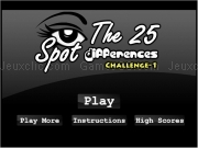 Play The 25 spot differences challenge 1