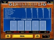 Play Deuces wild video poker