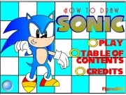 Play How to draw sonic