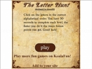Play The letter hunt