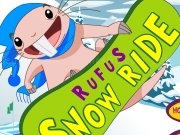 Play Rufus snow ride