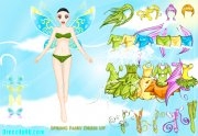 Play Spring fairy dress up game