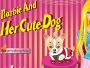 Play Barbie and her cute dog