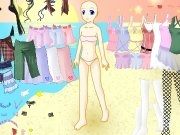 Play Beach sunset dressup