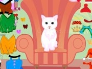 Play White Kitty Dressup