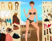 Play Western girl dress up