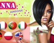 Play Rihanna makeover game