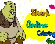 Play Sherk Online Coloring Game