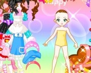 Play Valentine doll dress up