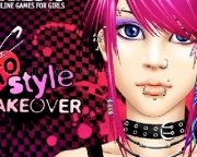 Play Emo style makeover game