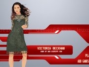 Play Victoria beckham dressup game