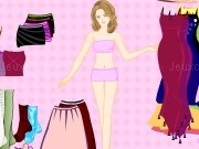Play Maroon frock girl
