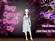 Play Emo craze dressup