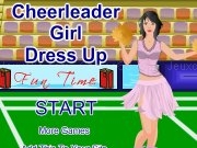 Play Cheerleader girl dressup