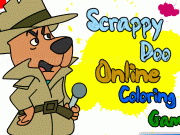 Play Scrappy Doo Online Coloring Game