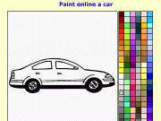 Play Car coloring