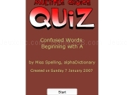 Play Multiple choice quiz