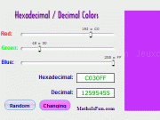 Play Hexadecimal color