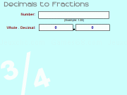 Play Decimals to fractions
