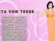 Play Dita von teese dress up game