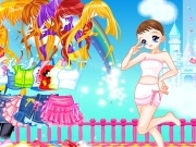Play Candy colors castle dressup