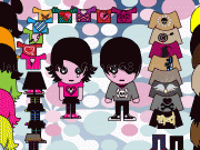 Play Dress up emo couple