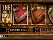 Play Game the gorilla tough arm challenge