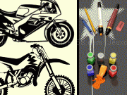 Play Coloring Book Motorcycles