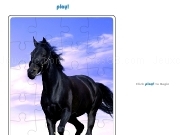 Play Jigsaw Puzzle Black Stallion