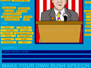 Play Make your own Bush speech