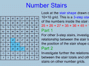 Play Number stairs