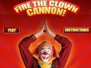 Play Fire the clown cannon