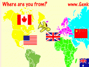 Play Countries where are your from color