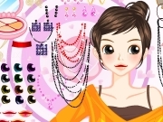 Play Orange girl dress up