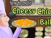 Play How to make cheesy chicken balls
