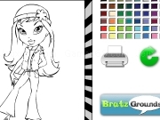 Play Bratz jeans coloring