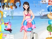 Play Beach girl dress up