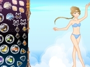 Play Flying girl dress up