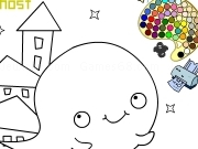 Play Boo the ghost coloring