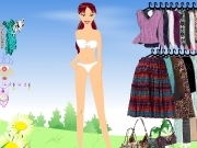 Play Outdoor girl dress up