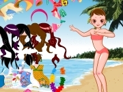 Play Beach dance girl dress up