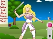 Play CDE warrior girl dress up