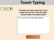 Play Touch typing